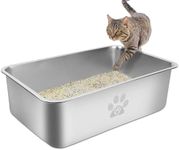 PWTAA Stainless Steel Cat Litter Bo