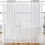 Shower Curtain Liner, Clear PEVA Bathroom Shower Curtain, Heavy Duty Waterproof Shower Curtain Liner, 72" W x 72" H