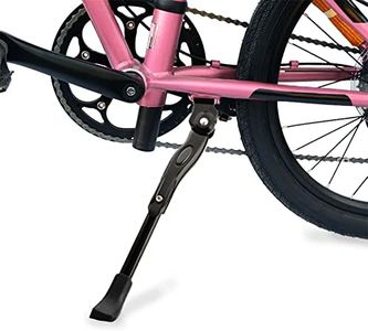 USONG Bike Kickstand Children's Bicycle Kickstand Single-side Stand Folding Bicycle Center Bracket 12" 14" 16" 18" 20" Bike Racks (For 18"-20"-22" Bike)