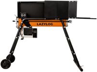 LAZY-LOG Electric Log Splitter 1500w Motor - Safety Guard Included - Fast Cycle Time - Compact and Sturdy Log Splitter With Wheels For Easy Manoeuvrability - 7 Ton Electric Hydraulic Log Splitter