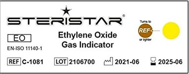 STERISTAR Ethylene Oxide Gas Indicator Test ETO/EO NABH Recommends (Pack of 250 Piecec) | Chemical Indicators ETO/EO