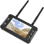 Astibym For FPV Receiver Monitor, 4.3 Inch 5803D 5.8GHz 40CH DVR Function 30 Frames RC Drone Display Screen 16:9 Display Ratio for FPV Monitor with Auto Search for FPV Drone Quadcopter