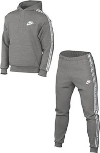 Nike Men's M Nk Club FLC Gx HD TRK Suit Tracksuit, dark grey heather/white, M