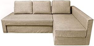 CRIUSJA Couch Covers for IKEA Friheten Sofa Bed Sleeper, Couch Cover for Sectional Couch, Sofa Covers for Living Room, Sofa Slipcovers with Cushion and Throw Pillow Covers (S-4, Right Chaise)