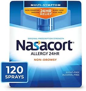 Nasacort 24HR Allergy Nasal Spray for Adults, Non-drowsy & Alcohol Free, 120 Sprays, 0.57 fl. oz.