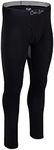 Chill Boys Viscose from Bamboo Men's Thermal Underwear - Soft Base Layer Long Johns, Cold Weather Thermals (Black, XL)