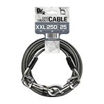 BV Pet Super Heavy XXL Tie Out Cable for Dogs up to 250 Pound, 25 Feet