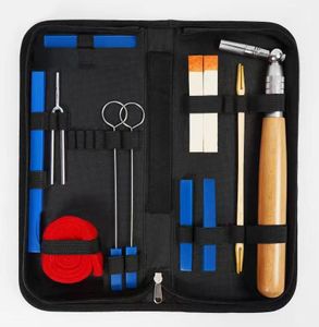 MELHA Professional Piano Tuning Kit with Case, 13 PCS Piano Tuner Wrench Hammer Rubber Mutes Set Tuning Lever Tools for Beginner