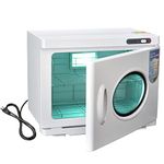 BYOOTIQUE Hot Towel Warmer Cabinet, 26L Towel Heater Cabinet, 2in1 Professional Towel Warmer Mechine for Facial Spa, Massage, Hair Salon, Barber Shop, Estheticians, Beauty Salon, White