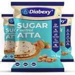 Diabexy Sugar Control Atta for Diabetics Pack of 3 (1kg + 1kg + 1kg)