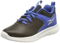 Reebok Kids Synthetic Rush Runner 4.0 SYN Running Shoes CBLACK/COUBLU/SILVMT UK 13.5