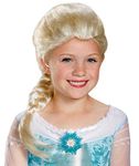 Disguise Disney's Frozen Elsa Child Wig Girls Costume, One Size Child