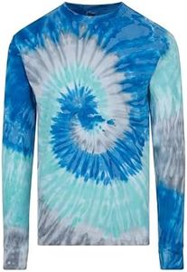 DARESAY Long Sleeve Tie Dye T-Shirt, for Men, Women and Teens (Up to 5XL)