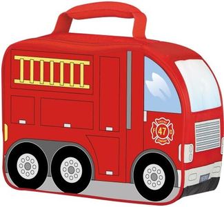 Thermos Novelty Soft Lunch Kit, Firetruck, 4 x 10 x 7 inches, Red