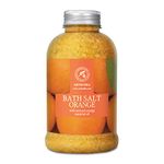 Orange Bath Salts w/Natural Orange Essential Oil 600g - Best for Good Sleep - Stress Reduction - Beauty - Bathing - Body Care - Wellness - Relaxation - Aromatherapy - Spa - Bath