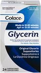 Colace Glycerin Suppositories - Adu