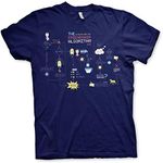 Officially Licensed The Friendship Algorithm Mens T-Shirt (Navy Blue), Small