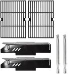 Grill Grates Kits for Dyna Glo Grill Replacement Parts 2 Burner, Dynaglo DGF350CSP, DGF350CSP-D, Heat Tent Plates, Burner Tubes and Cooking Grates for Dyna Glo 2 Burner Gas Grill Replacement Parts.