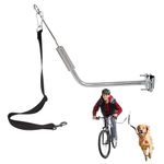 Dog Bike Leash, Hands-Free Bike Attachment for Dog, with Shock Absorber, Heavy Duty Bicycle Leash, Adjustable Length, Safety for Outdoor Cycling