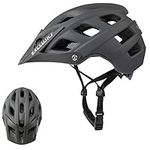 Exclusky BGO Mountain Bike Helmet, CPSC Safety Certified - Comfortable, Lightweight, Breathable (Gray)