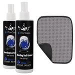 TonGass 2+1 Pack Bowling Ball Cleaner Spray Kit With Towel - Portable Set for Oil and Scuff Mark Removal, Restores Tack and Prolongs Ball Lifespan