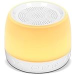 White Noise Machine, JESWO White Noise Machine Baby Kids Adults, Sound Machine with 7 Colour Night Light 5 Timer 13 Soothing Sounds Noise Cancelling for Sleep Therapy Nursery Office Gift