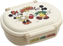 Skater QAF2BAAG-A Disney Mickey Mouse & Friends Lunch Box, 12.2 fl oz (360 ml), Antibacterial, for Kids, Made in Japan