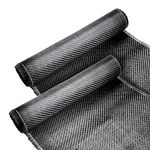 2 Rolls of Carbon Fiber Cloth, 50x12" Carbon Fiber Fabric Twill Weave Carbon Fiber, Carbon Fiber Repair Kit for Boats Cars Concrete Wall Basements DIY Projects