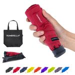 RUMBRELLA Mini Umbrella Small UV Umbrella Fast Dry and Ultra Lightweight, Red