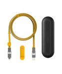 Rolling Square, inCharge XL, 6-in-1 Multi Charging Cable, 100W Ultra-Fast Charging Power, 6.5ft/2m, Summit Yellow