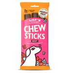 Lily's Kitchen Chew Sticks with Beef - Natural Dental Dog Treats (10 Packs of 3 Chews)