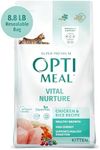 OPtimeal Vital Nurture Kitten Food - Proudly Ukrainian - Kitten Food Dry Recipe for Healthy Digestion, Tasty Cat Food with Immunity Support for Kittens (8.8lbs, Chicken & Rice)