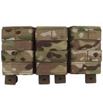 Triple Molle Mag Pouch 5.56 Tactical Open Top M4 M16 Magazine Holder Carrier with Quick Release Magazine Pouch Insert