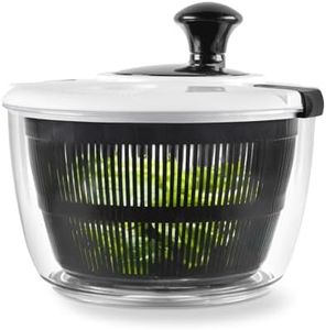 Salter Essorage de Salade – 3,5 litres, laver, sécher, servir, préparation de salade, séchoir à laitue, facile à utiliser, antidérapante, ajouter de la vinaigrette, égouttoir à double usage BW12003EU7
