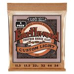 Ernie Ball Earthwood Custom Light Phosphor Bronze Acoustic Guitar Strings 3-Pack - 11.5-54 Gauge