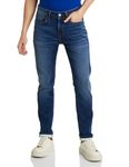 Symbol Premium Men's Airlite Denim Slim Fit Cotton Stretch Jeans (SP-S24-M-DNM-102_Mid-Blue_32)