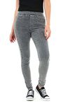 M17 Women Ladies Denim Jeans Jeggings Skinny Fit Classic Casual Trousers Pants with Pockets (16, Acid Black) 5056242855170