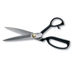 Gemsy YDL white Blade Scissors for Cloth Cutting, Best Professional Stainless Steel Fabric Sewing Rubber Handle Scissor for Tailoring, Stiching, Craft, Vegetable, Machine Shear for Tailor (11)