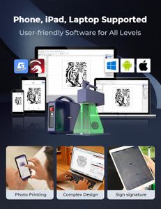 GWEIKE G2 Max 50W Fiber Laser Engraver – High Precision Metal Cutter
