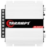 Taramp's DS 440x4 440 Watts RMS 4 Channels 2 Ohms Amplifier Multichannel Class D Full Range, Crossover High/Low Pass Bridgedable, Aluminium, RCA, Car Show Power System