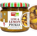 Add me Homemade Lime Lemon Pickle in Fresh Mustard Oil 300 gm | gal gal ka achar Mother Made chatpata Lemon nimbu ka achaar Lime Pickles 300g Ready to eat Vintage Recipe