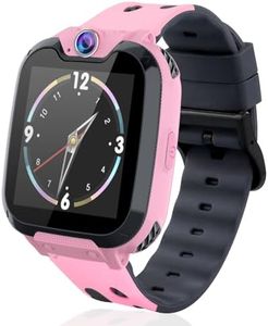 Goodatech Smart Watch for Kids Boys Girls Learning Toys with 16 Games Phone Call SOS, Camera Voice Music Player Recorder Alarm Clock,4-12 Years Birthday (Pink)