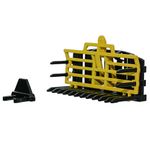 Britains Buck Rake - Diecast Buck Rake Attachment Farm Toys 1 32 Scale - Metal and Plastic Replica Farm Accessories - Collectible Model Tractor Accessories for Plus 3 Year Olds