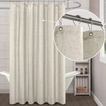 KOUFALL Natural Linen Fabric Shower