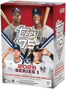 2026 Topps Series 1 Baseball Blaster Box, Look for Retail Exclusive Holo Holo Foil Parallels & Spring Training Variations