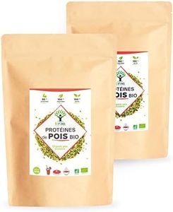 Protéine de Pois Bio - Bioptimal - 80% Protéines - 12% BCAA - Haute Digestibilité - Energie Sport Musculation - Poudre de Pois Jaune - 100% Pur - Conditionné en France - Certifié Ecocert - 3 kg