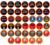 Two Rivers Coffee Bold & Dark Roast Coffee Pods, Compatible with 2.0 Keurig K-Cup Brewers, Assorted Bold Variety Pack, 40 Count