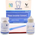 YouDent Dental Repair Kit | Glass Ionomer Dental Cement | Permanent Tooth Filling, Tooth Repair, Dental Cement, Dentist Tools, Dental Glue, Filling Kit for Teeth | Type 1