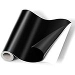 EPRCUT Black Permanent Vinyl Adhesive roll Cutting Machine Permanent Home DIY Craft Stickers Car Decor Wall Decals 12" x 15FT