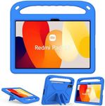 LANHOMEX Kids Case for Xiaomi Redmi Pad SE case 11 inch Released 2023，Shockproof， Lightweight Handle Stand，Redmi Pad SE Cover 11 inch.(Blue)